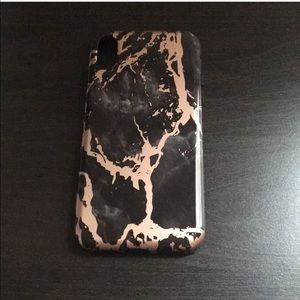 Velvet Caviar Rose Gold Marble Case